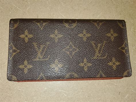 louis vuitton checkbook case|vintage Louis Vuitton checkbook wallet.